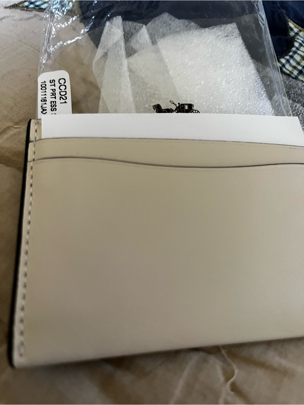 COACH Sticker Print Card Holder - Picture 6 of 8
